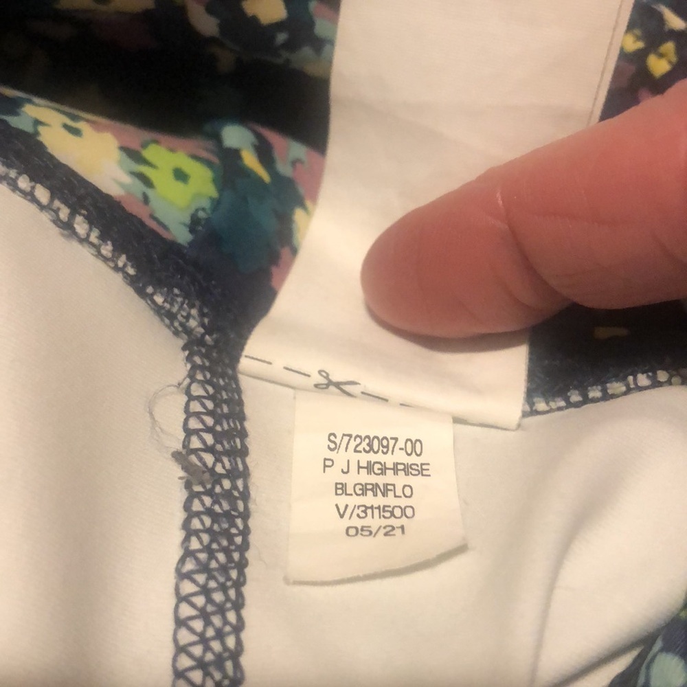 Old Navy Girls Active Floral PJ High Rise Leggings Size XL - Picture 7 of 8